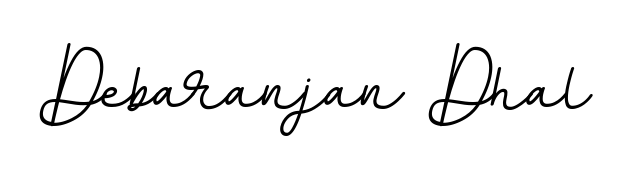 The BallpointsItalic-DORy9 font gives name Debaranjan Dhal a signature that looks effortless yet distinguished. Download high-res PNG instantly. Debaranjan Dhal signature style 11 images and pictures png