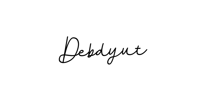 How to Draw Debdyut signature style? BallpointsItalic-DORy9 is a latest design signature styles for name Debdyut. Debdyut signature style 11 images and pictures png