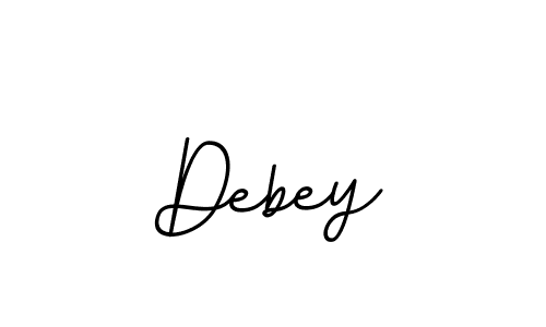 Create a beautiful signature design for name Debey. With this signature (BallpointsItalic-DORy9) fonts, you can make a handwritten signature for free. Debey signature style 11 images and pictures png