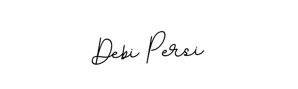 Make a beautiful signature design for name Debi Persi. With this signature (BallpointsItalic-DORy9) style, you can create a handwritten signature for free. Debi Persi signature style 11 images and pictures png