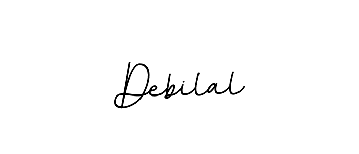 Use a signature maker to create a handwritten signature online. With this signature software, you can design (BallpointsItalic-DORy9) your own signature for name Debilal. Debilal signature style 11 images and pictures png