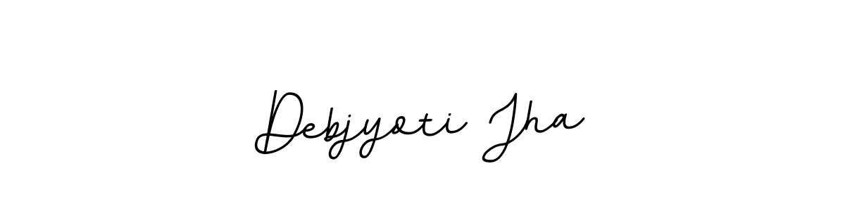 Debjyoti Jha stylish signature style. Best Handwritten Sign (BallpointsItalic-DORy9) for my name. Handwritten Signature Collection Ideas for my name Debjyoti Jha. Debjyoti Jha signature style 11 images and pictures png