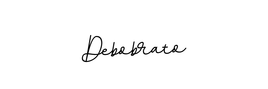 Debobrato stylish signature style. Best Handwritten Sign (BallpointsItalic-DORy9) for my name. Handwritten Signature Collection Ideas for my name Debobrato. Debobrato signature style 11 images and pictures png