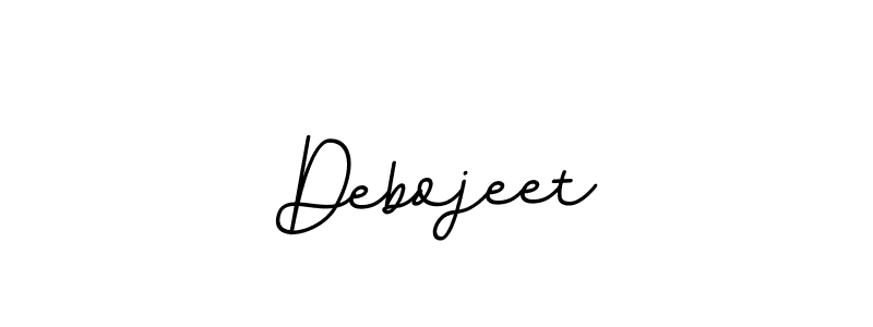 Use a signature maker to create a handwritten signature online. With this signature software, you can design (BallpointsItalic-DORy9) your own signature for name Debojeet. Debojeet signature style 11 images and pictures png