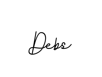 How to make Debs name signature. Use BallpointsItalic-DORy9 style for creating short signs online. This is the latest handwritten sign. Debs signature style 11 images and pictures png