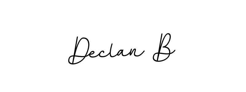 Similarly BallpointsItalic-DORy9 is the best handwritten signature design. Signature creator online .You can use it as an online autograph creator for name Declan B. Declan B signature style 11 images and pictures png