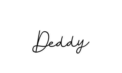 Create a beautiful signature design for name Deddy. With this signature (BallpointsItalic-DORy9) fonts, you can make a handwritten signature for free. Deddy signature style 11 images and pictures png