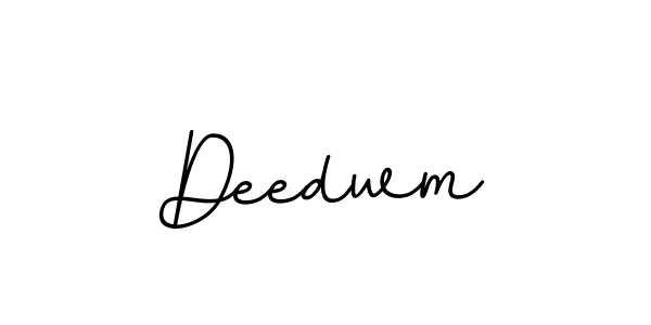 Create a beautiful signature design for name Deedwm. With this signature (BallpointsItalic-DORy9) fonts, you can make a handwritten signature for free. Deedwm signature style 11 images and pictures png