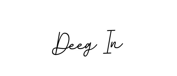 The best way (BallpointsItalic-DORy9) to make a short signature is to pick only two or three words in your name. The name Deeg In include a total of six letters. For converting this name. Deeg In signature style 11 images and pictures png