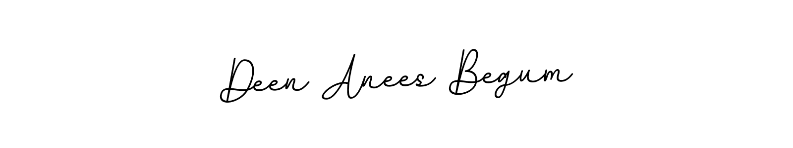 BallpointsItalic-DORy9 is a professional signature style that is perfect for those who want to add a touch of class to their signature. It is also a great choice for those who want to make their signature more unique. Get Deen Anees Begum name to fancy signature for free. Deen Anees Begum signature style 11 images and pictures png
