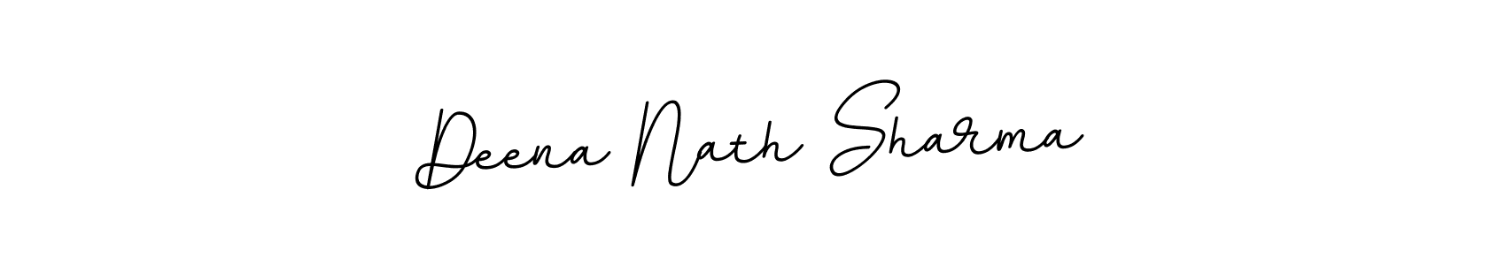 How to make Deena Nath Sharma name signature. Use BallpointsItalic-DORy9 style for creating short signs online. This is the latest handwritten sign. Deena Nath Sharma signature style 11 images and pictures png