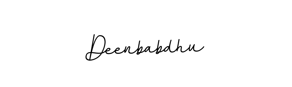 Use a signature maker to create a handwritten signature online. With this signature software, you can design (BallpointsItalic-DORy9) your own signature for name Deenbabdhu. Deenbabdhu signature style 11 images and pictures png