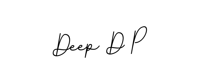 Make a beautiful signature design for name Deep D P. With this signature (BallpointsItalic-DORy9) style, you can create a handwritten signature for free. Deep D P signature style 11 images and pictures png