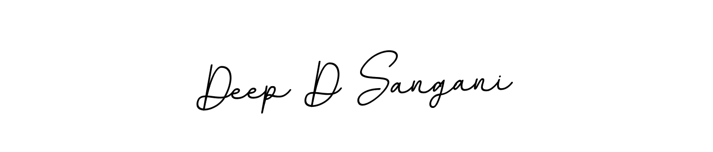 Use a signature maker to create a handwritten signature online. With this signature software, you can design (BallpointsItalic-DORy9) your own signature for name Deep D Sangani. Deep D Sangani signature style 11 images and pictures png