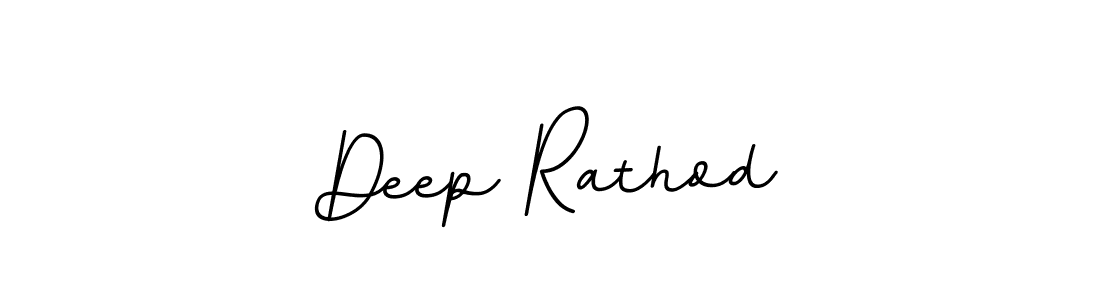 How to make Deep Rathod name signature. Use BallpointsItalic-DORy9 style for creating short signs online. This is the latest handwritten sign. Deep Rathod signature style 11 images and pictures png