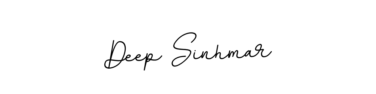 Make a beautiful signature design for name Deep Sinhmar. With this signature (BallpointsItalic-DORy9) style, you can create a handwritten signature for free. Deep Sinhmar signature style 11 images and pictures png