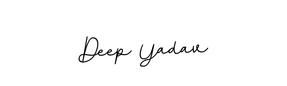 Design your own signature with our free online signature maker. With this signature software, you can create a handwritten (BallpointsItalic-DORy9) signature for name Deep Yadav. Deep Yadav signature style 11 images and pictures png