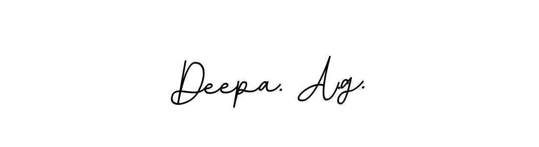 Make a beautiful signature design for name Deepa. A.g.. With this signature (BallpointsItalic-DORy9) style, you can create a handwritten signature for free. Deepa. A.g. signature style 11 images and pictures png