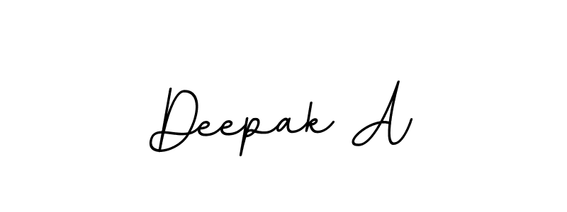 How to make Deepak A signature? BallpointsItalic-DORy9 is a professional autograph style. Create handwritten signature for Deepak A name. Deepak A signature style 11 images and pictures png