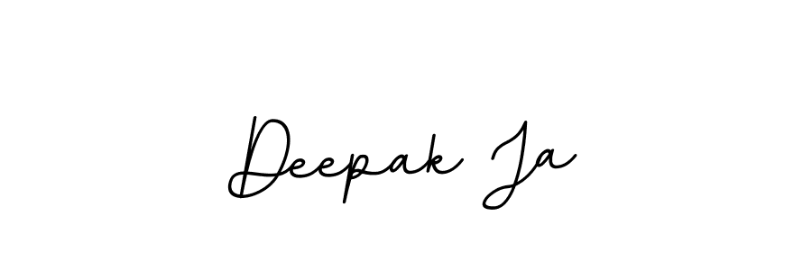 Make a beautiful signature design for name Deepak Ja. With this signature (BallpointsItalic-DORy9) style, you can create a handwritten signature for free. Deepak Ja signature style 11 images and pictures png