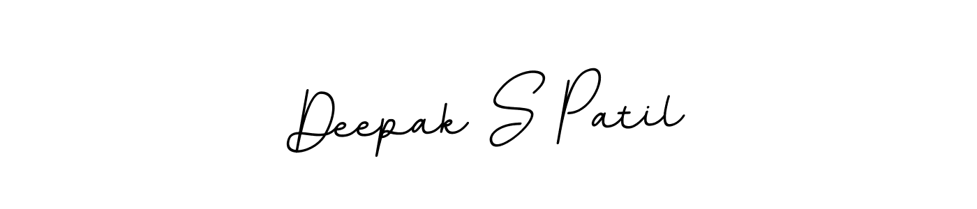 Make a beautiful signature design for name Deepak S Patil. With this signature (BallpointsItalic-DORy9) style, you can create a handwritten signature for free. Deepak S Patil signature style 11 images and pictures png