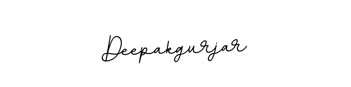 Make a beautiful signature design for name Deepakgurjar. With this signature (BallpointsItalic-DORy9) style, you can create a handwritten signature for free. Deepakgurjar signature style 11 images and pictures png