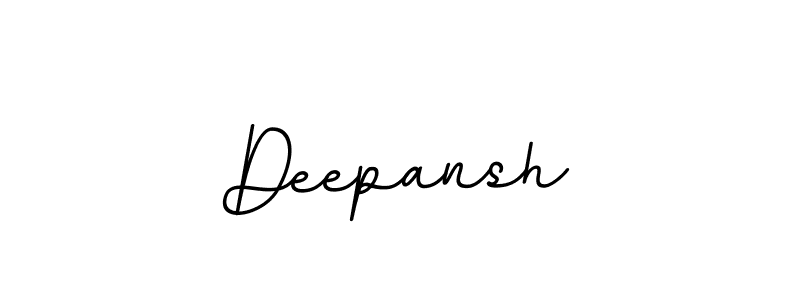 Deepansh stylish signature style. Best Handwritten Sign (BallpointsItalic-DORy9) for my name. Handwritten Signature Collection Ideas for my name Deepansh. Deepansh signature style 11 images and pictures png