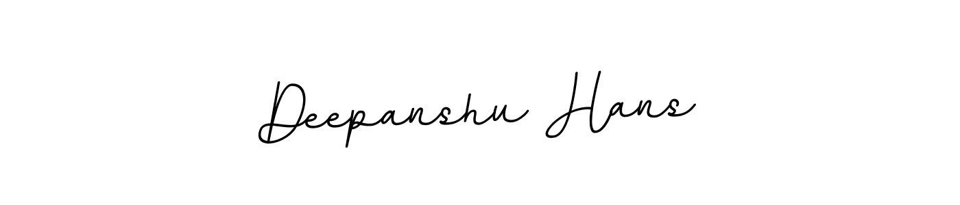 It looks lik you need a new signature style for name Deepanshu Hans. Design unique handwritten (BallpointsItalic-DORy9) signature with our free signature maker in just a few clicks. Deepanshu Hans signature style 11 images and pictures png