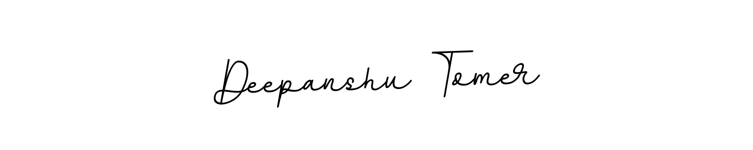 Make a short Deepanshu Tomer signature style. Manage your documents anywhere anytime using BallpointsItalic-DORy9. Create and add eSignatures, submit forms, share and send files easily. Deepanshu Tomer signature style 11 images and pictures png