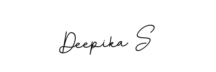 Create a beautiful signature design for name Deepika S. With this signature (BallpointsItalic-DORy9) fonts, you can make a handwritten signature for free. Deepika S signature style 11 images and pictures png