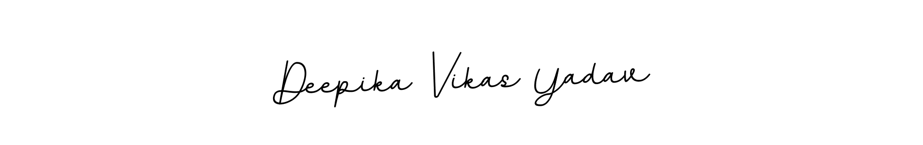 Design your own signature with our free online signature maker. With this signature software, you can create a handwritten (BallpointsItalic-DORy9) signature for name Deepika Vikas Yadav. Deepika Vikas Yadav signature style 11 images and pictures png