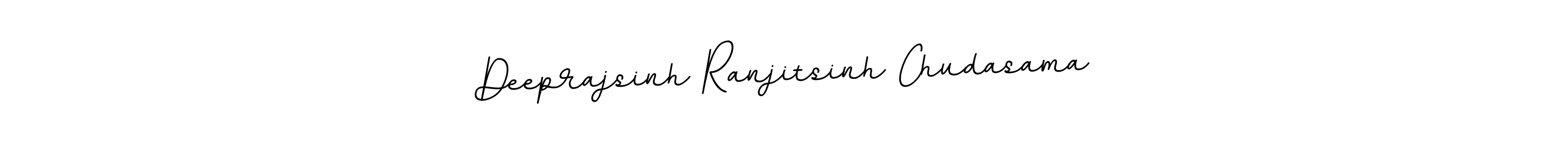 Use a signature maker to create a handwritten signature online. With this signature software, you can design (BallpointsItalic-DORy9) your own signature for name Deeprajsinh Ranjitsinh Chudasama. Deeprajsinh Ranjitsinh Chudasama signature style 11 images and pictures png