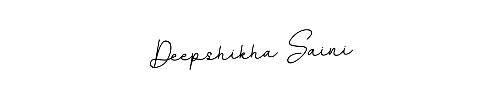 Create a beautiful signature design for name Deepshikha Saini. With this signature (BallpointsItalic-DORy9) fonts, you can make a handwritten signature for free. Deepshikha Saini signature style 11 images and pictures png