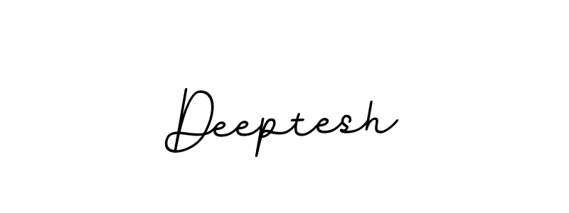 Make a beautiful signature design for name Deeptesh. With this signature (BallpointsItalic-DORy9) style, you can create a handwritten signature for free. Deeptesh signature style 11 images and pictures png