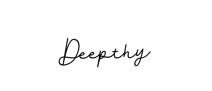 Deepthy stylish signature style. Best Handwritten Sign (BallpointsItalic-DORy9) for my name. Handwritten Signature Collection Ideas for my name Deepthy. Deepthy signature style 11 images and pictures png
