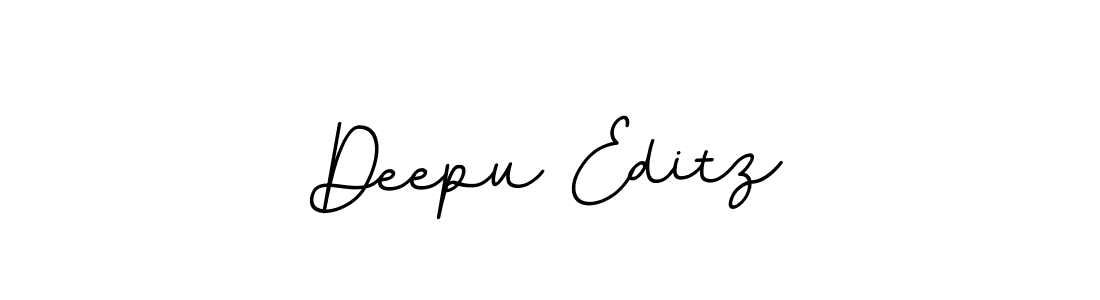 Deepu Editz stylish signature style. Best Handwritten Sign (BallpointsItalic-DORy9) for my name. Handwritten Signature Collection Ideas for my name Deepu Editz. Deepu Editz signature style 11 images and pictures png