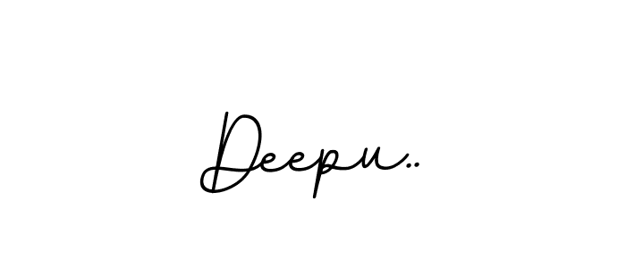 How to make Deepu.. signature? BallpointsItalic-DORy9 is a professional autograph style. Create handwritten signature for Deepu.. name. Deepu.. signature style 11 images and pictures png