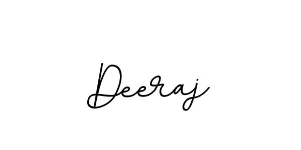 Make a beautiful signature design for name Deeraj. With this signature (BallpointsItalic-DORy9) style, you can create a handwritten signature for free. Deeraj signature style 11 images and pictures png