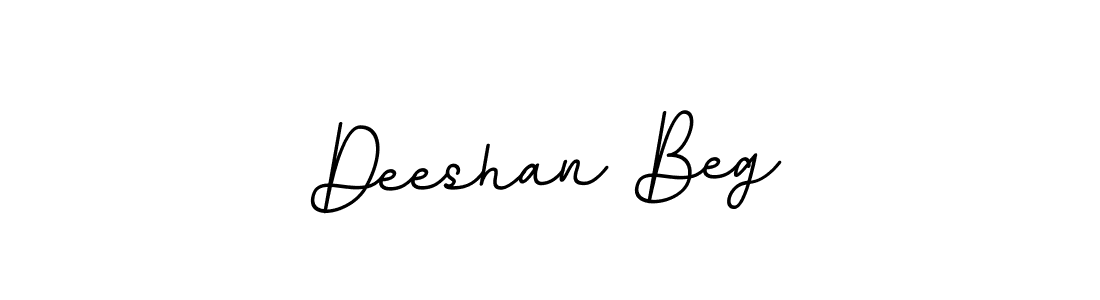 Make a beautiful signature design for name Deeshan Beg. With this signature (BallpointsItalic-DORy9) style, you can create a handwritten signature for free. Deeshan Beg signature style 11 images and pictures png