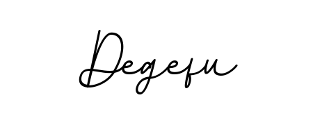 Degefu stylish signature style. Best Handwritten Sign (BallpointsItalic-DORy9) for my name. Handwritten Signature Collection Ideas for my name Degefu. Degefu signature style 11 images and pictures png