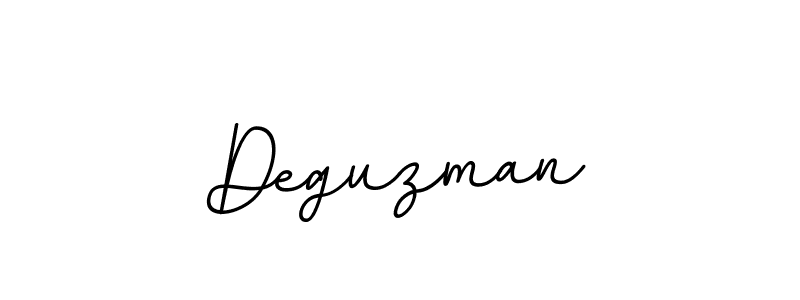 Make a beautiful signature design for name Deguzman. With this signature (BallpointsItalic-DORy9) style, you can create a handwritten signature for free. Deguzman signature style 11 images and pictures png