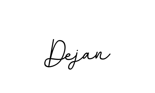 The best way (BallpointsItalic-DORy9) to make a short signature is to pick only two or three words in your name. The name Dejan include a total of six letters. For converting this name. Dejan signature style 11 images and pictures png