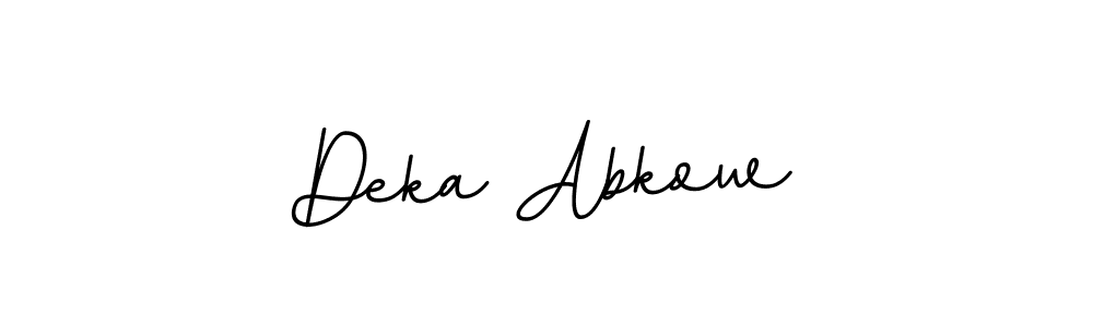 Deka Abkow stylish signature style. Best Handwritten Sign (BallpointsItalic-DORy9) for my name. Handwritten Signature Collection Ideas for my name Deka Abkow. Deka Abkow signature style 11 images and pictures png