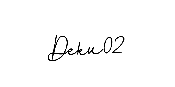 Use a signature maker to create a handwritten signature online. With this signature software, you can design (BallpointsItalic-DORy9) your own signature for name Deku02. Deku02 signature style 11 images and pictures png