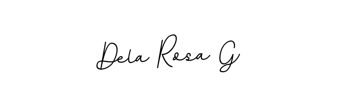 Design your own signature with our free online signature maker. With this signature software, you can create a handwritten (BallpointsItalic-DORy9) signature for name Dela Rosa G. Dela Rosa G signature style 11 images and pictures png