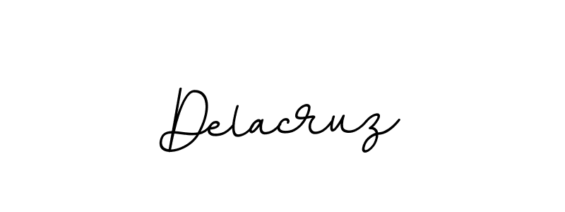 Design your own signature with our free online signature maker. With this signature software, you can create a handwritten (BallpointsItalic-DORy9) signature for name Delacruz. Delacruz signature style 11 images and pictures png