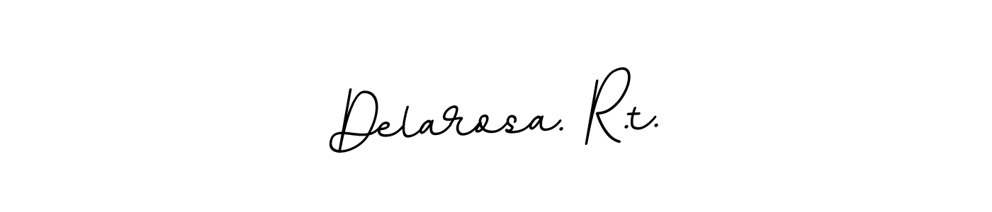 The best way (BallpointsItalic-DORy9) to make a short signature is to pick only two or three words in your name. The name Delarosa. R.t. include a total of six letters. For converting this name. Delarosa. R.t. signature style 11 images and pictures png