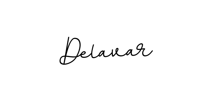 Create a beautiful signature design for name Delavar. With this signature (BallpointsItalic-DORy9) fonts, you can make a handwritten signature for free. Delavar signature style 11 images and pictures png