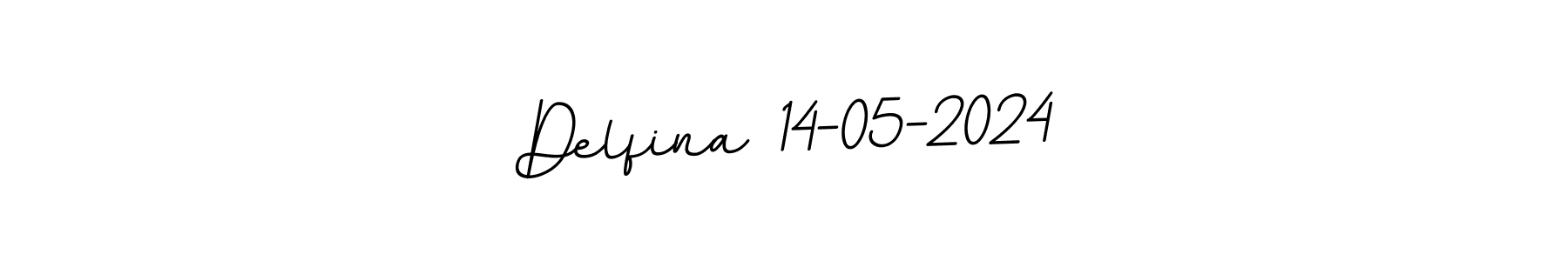 Use a signature maker to create a handwritten signature online. With this signature software, you can design (BallpointsItalic-DORy9) your own signature for name Delfina 14-05-2024. Delfina 14-05-2024 signature style 11 images and pictures png