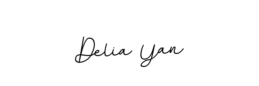 Design your own signature with our free online signature maker. With this signature software, you can create a handwritten (BallpointsItalic-DORy9) signature for name Delia Yan. Delia Yan signature style 11 images and pictures png